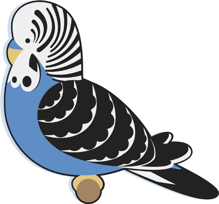 Budgie By Hevromero On Deviantart - Cartoon Budgie Png (800x737)