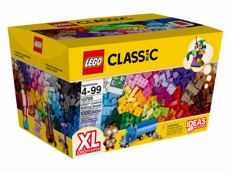 3 Classic Lego® Creative Building Basket - Lego Creative Building Basket 10705 (595x334)