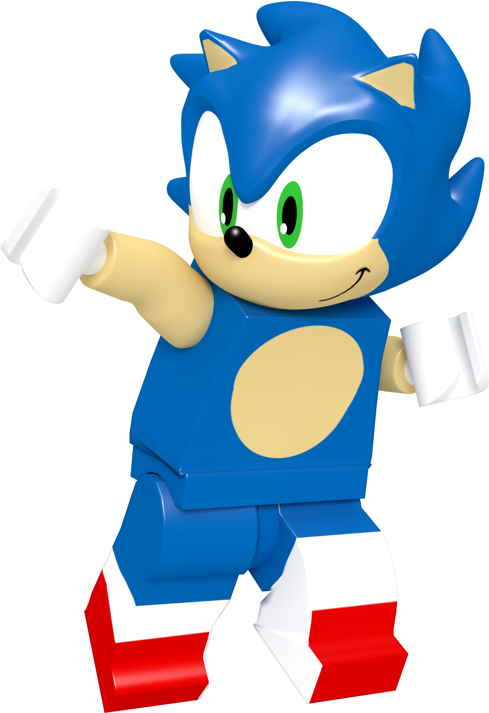 Absolutedream 109 17 Lego Sonic Thanksgiving Render - Lego Sonic The Hedgehog Png (984x1440)