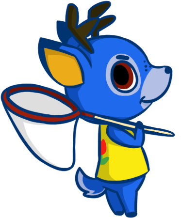 Bam By Chibitigre - Animal Crossing Bam The Deer (500x500)