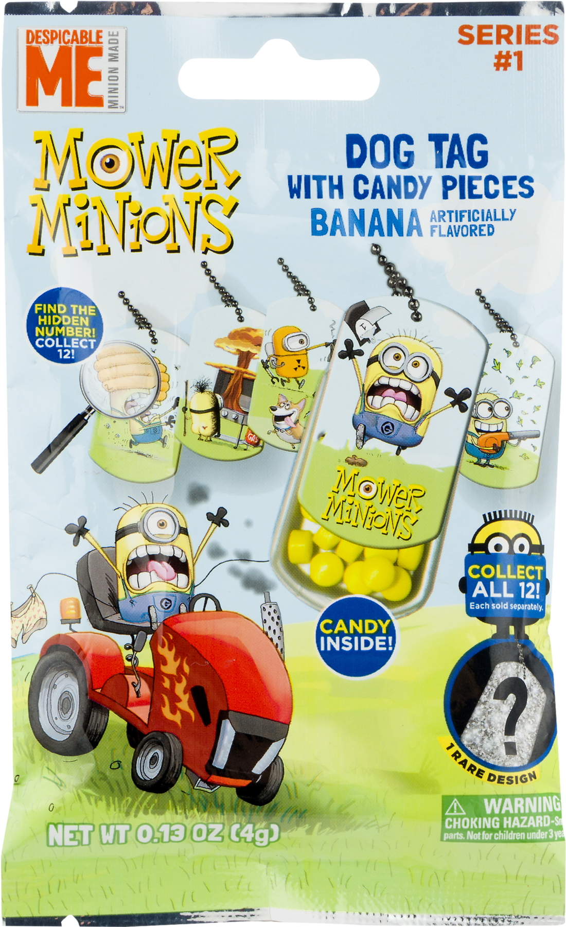 Despicable Me Mower Minions Dog Tag With Candy Pieces - Despicable Me Mower Minions Dog Tag With Candy Pieces (1800x1800)