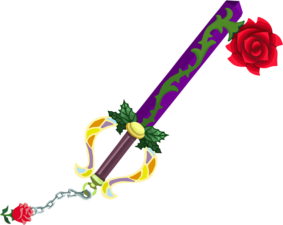 Divine Rose - Kingdom Hearts Keyblade Divine Rose (1062x891)