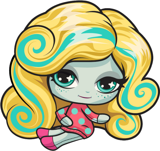 Lagoona Sleepy - Monster High Minis Mania (544x517)
