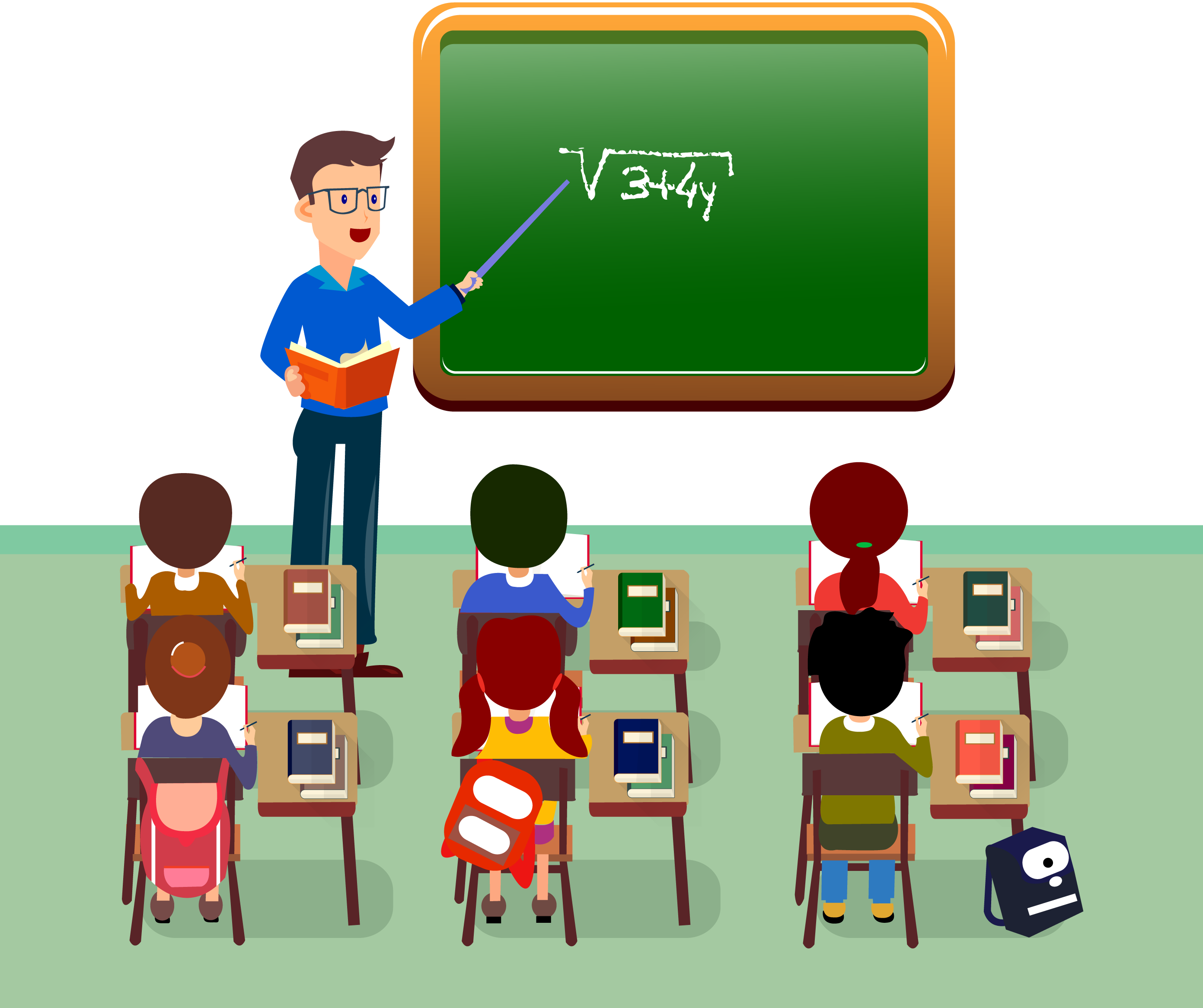 Student Teacher Classroom - Teacher (2783x2331)