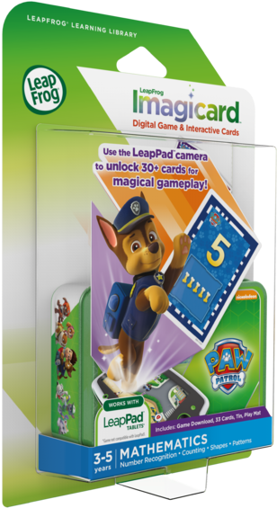 Leapfrog Learning Library Imagicards Paw Patrol-boxed - Leapfrog Imagicard Paw Patrol Learning Game (390x600)