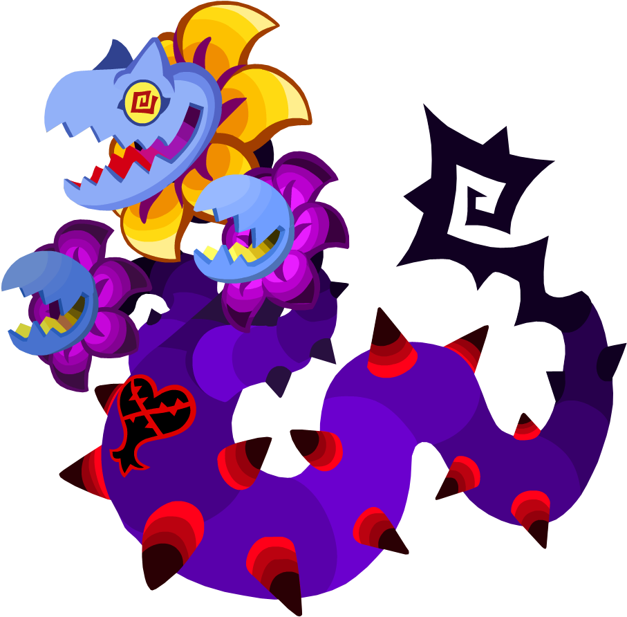 Thorned Snake - Kingdom Hearts Heartless Boss (1038x1032)
