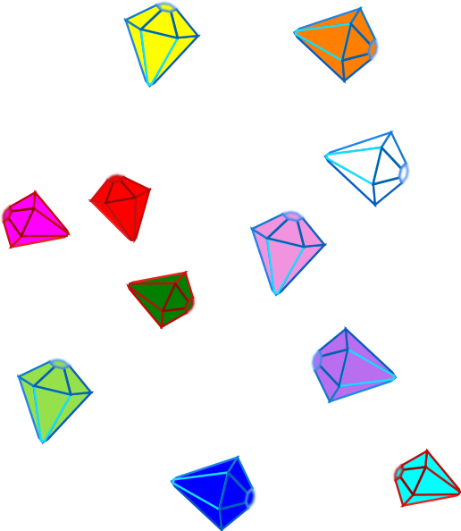 Gems Clipart (516x594)
