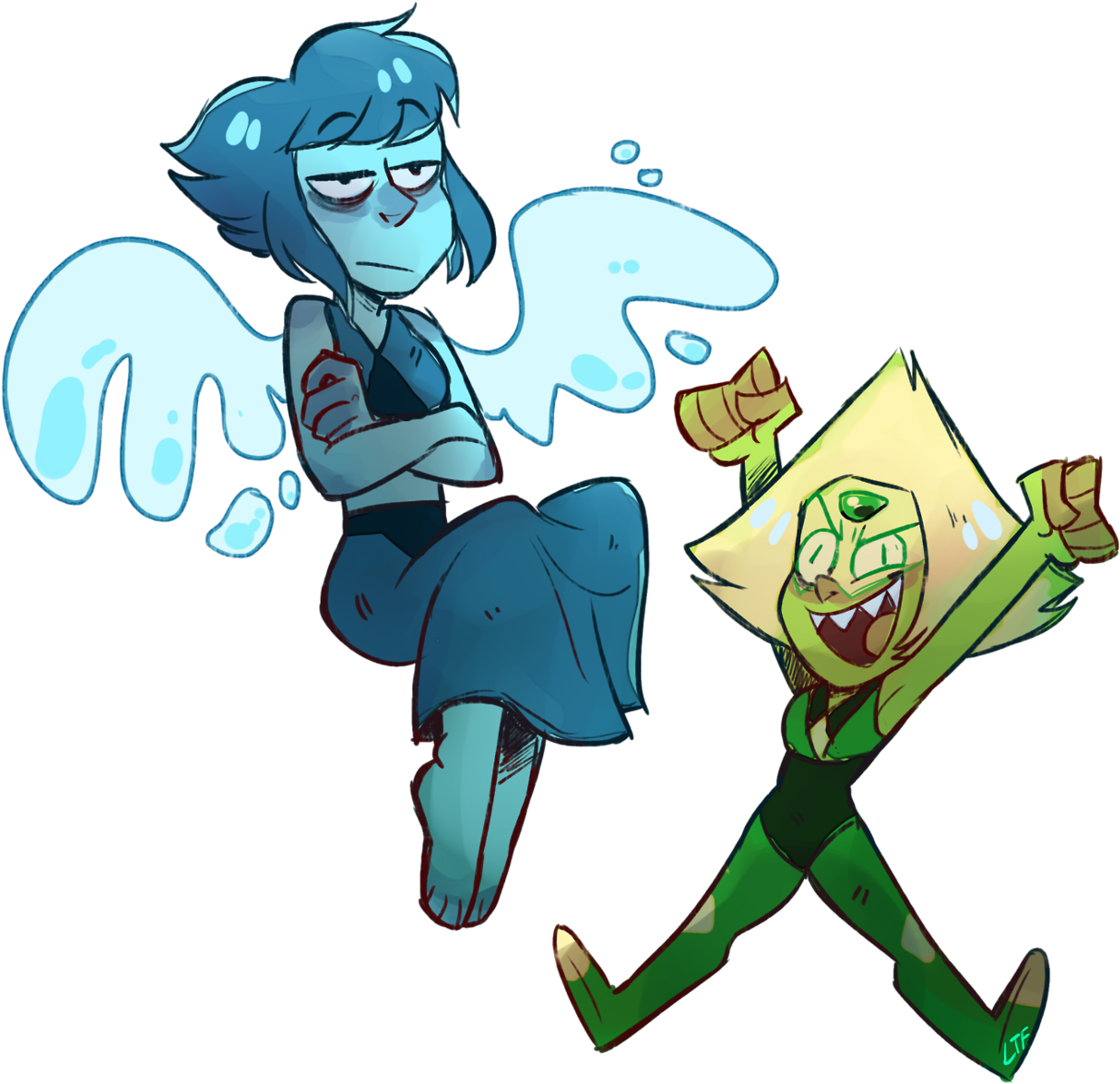 Steven Universe Fan Art Lemonteaflower - Lesbian (1280x1245)