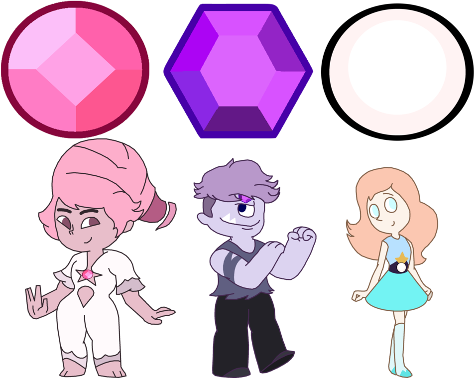 Canon/fanon Crystal Gems By Myhuuse123 - Steven Universe Crystal Gems (1024x773)