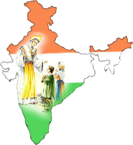 Among The People Of God We, The Missionaries Of Our - Our Lady Of La Salette, Prayer Card (521x569)