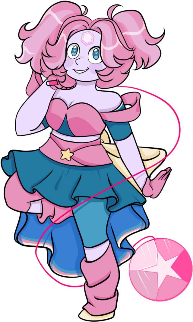 Pink Opal - Cartoon (749x1067)