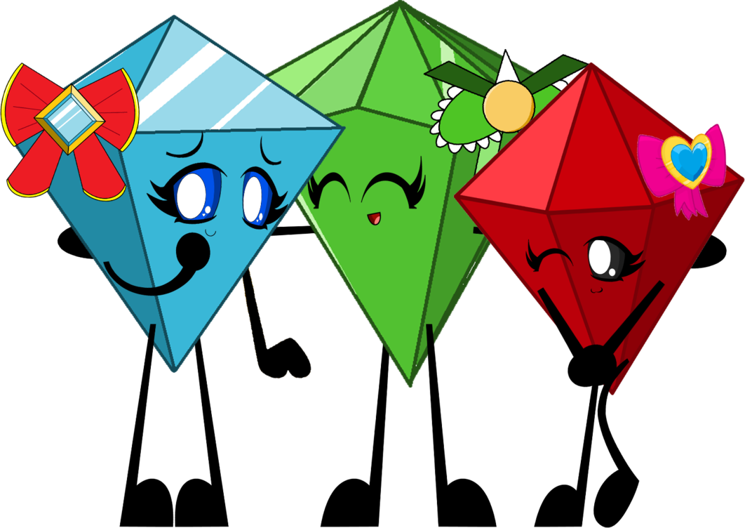 The Cute Gem Trio By Coulden2017dx - The Cute Gem Trio By Coulden2017dx (1062x752)