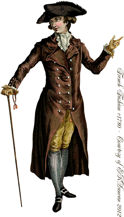 Ekd Brown Version - 18th Century Clothing Men France (456x750)