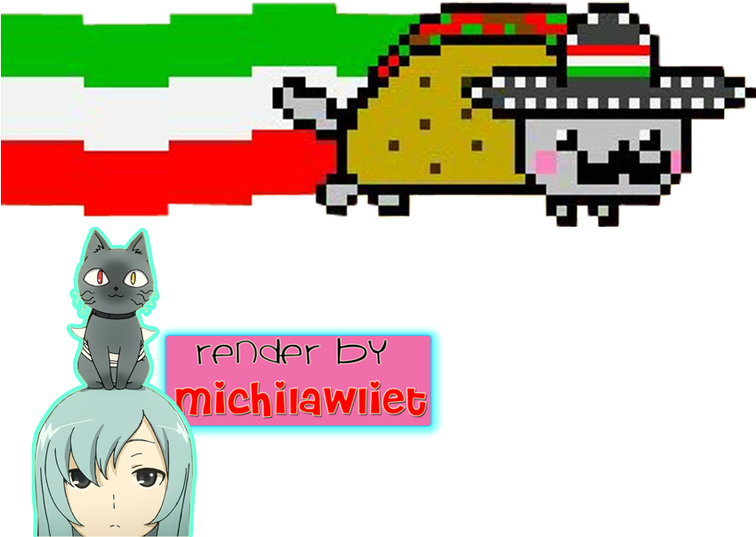 Mexican Nyan Cat Gif - Mexican Gif (863x630)