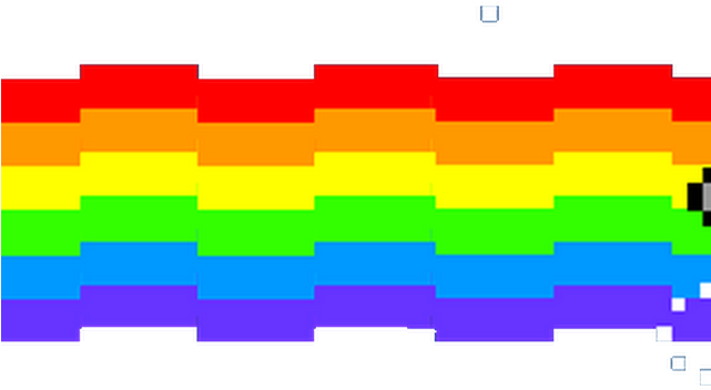 Nyan Cat Transparent Background For Kids - Nyan Cat Rainbow Gif (640x400)