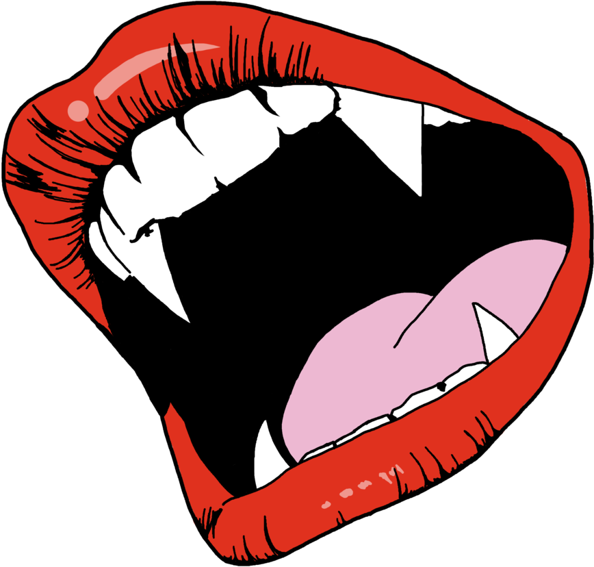 Vampire Fangs By Foxyblues - Vampire Pop Art (1024x1024)