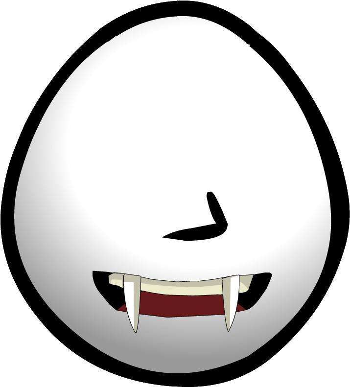 Vampire Fangs - Smiley (761x797)