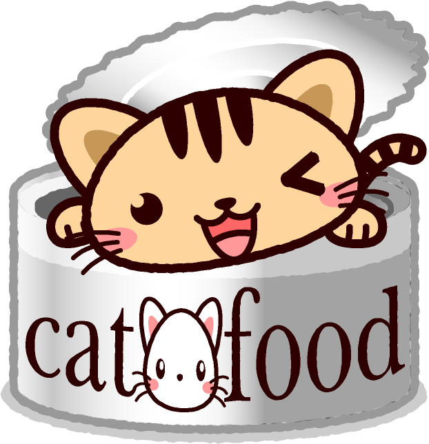 キャットフードの缶詰から顔を出す猫イラスト 四葉 の クローバー イラスト 680x699 Png Clipart Download