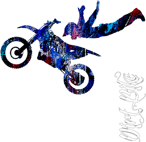Click And Drag To Re-position The Image, If Desired - Dirt Bike Silhouette (525x700)