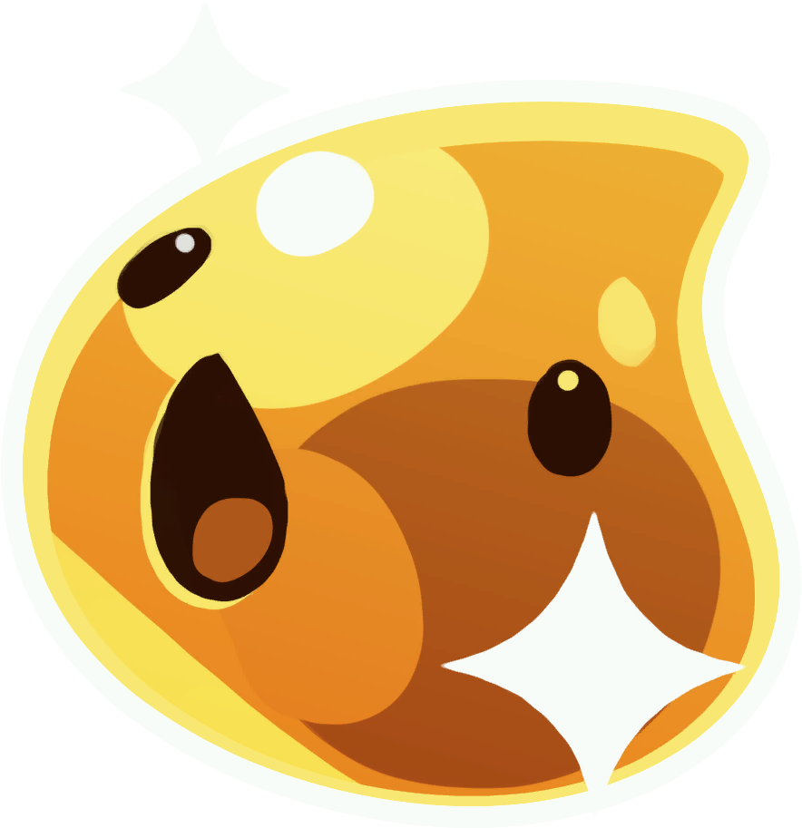 Digital M3m3 - Slime Rancher Gold Slime (1024x1024)