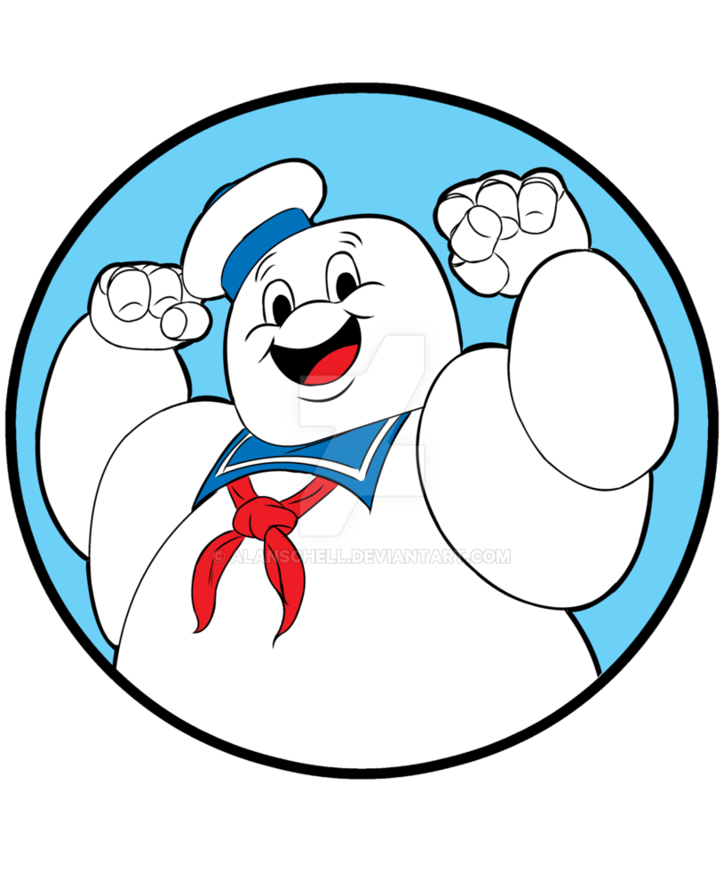 Staypuft Marshmallow Man By Alanschell - Stay Puft Marshmallow Man Vector (815x981)