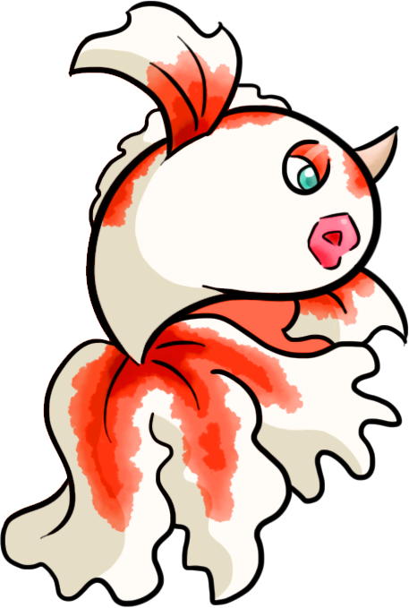 Shiny Goldeen Pokédex - Goldeen Png (457x679)