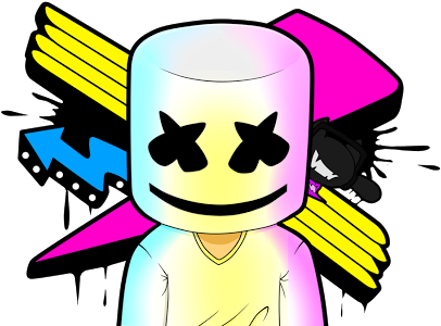 Illustrations - Marshmello Png (1024x724)