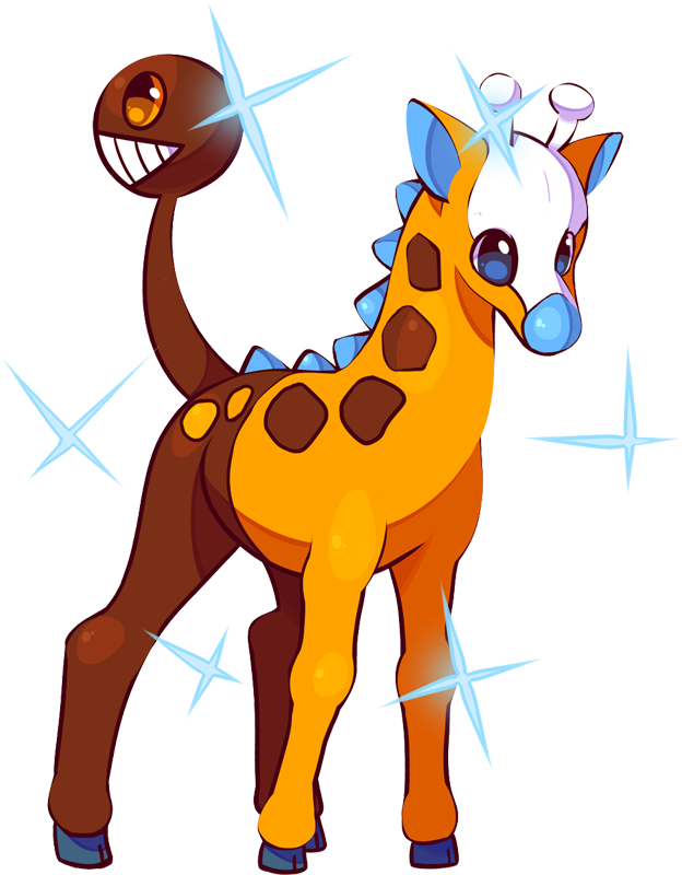 Shiny Girafarig Pokédex - Girafarig (624x800)