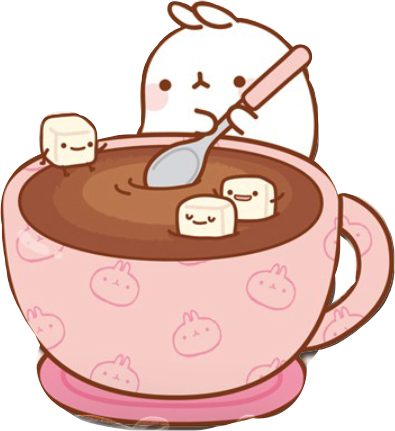 Rabbit Coffee Marshmallow Kawaii Freetoedit - Bubble Tea (feat. Juu & Cinders) (395x431)