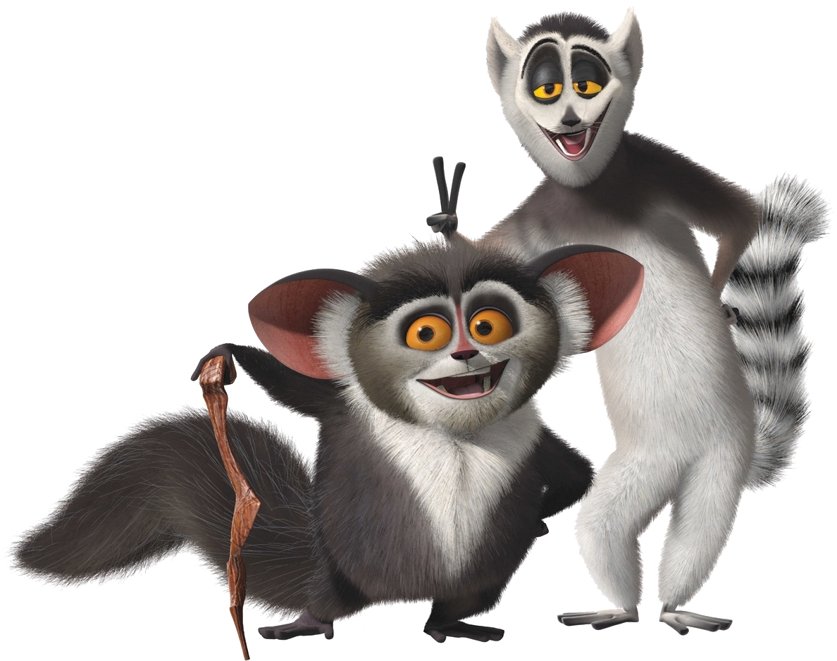 Cartoon Characters - Madagascar - Lemurs Of Madagascar Movie (1280x960)