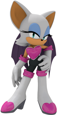 Wp#rouge The Bat Model 3d N2 By Fentonxd-d4ltarc - Rouge The Bat Sonic Generations (300x460)