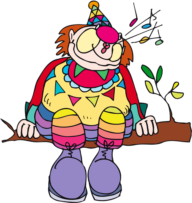 Clown Circus Cartoon Clip Art - Clown (694x800)