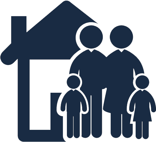 These Are Small Groups That Generally Meet Twice A - Family House Icon Png (512x512)