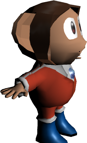 Alex Kidd In 3d By Cybermaroon - Cartoon (640x480)