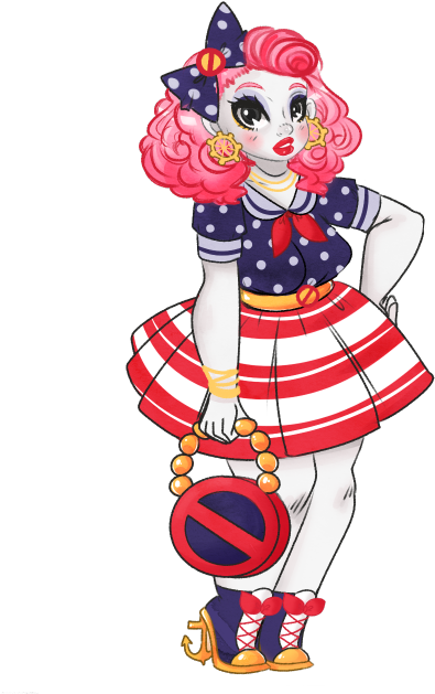 Here's Some Ever Puft, My Monster High Oc - Here's Some Ever Puft, My Monster High Oc (500x650)