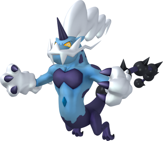 642thundurus-therian 3d Pro - 3d Legendary Pokemon - (560x485) Png