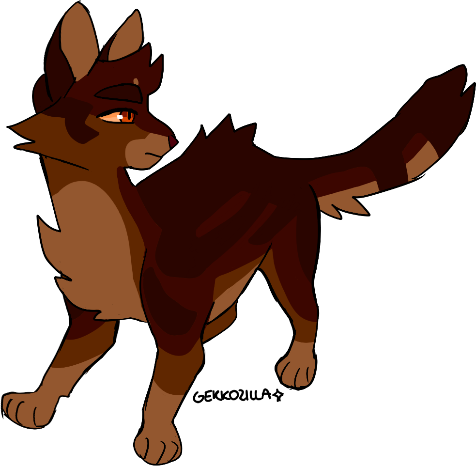 Dustpelt Thunderclan My Art Starclan Wc Warriors Gekkozilla - Thunderclan (1078x1018)