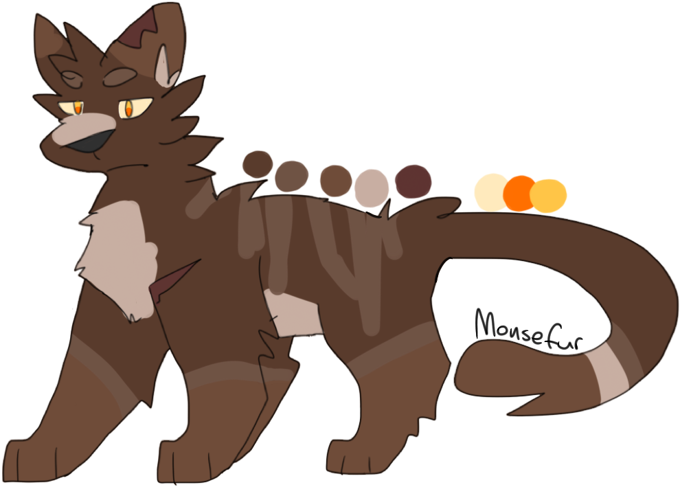 Mousefur Thunderclan She Cat Sycamorrebark - Thunderclan (1000x1000)