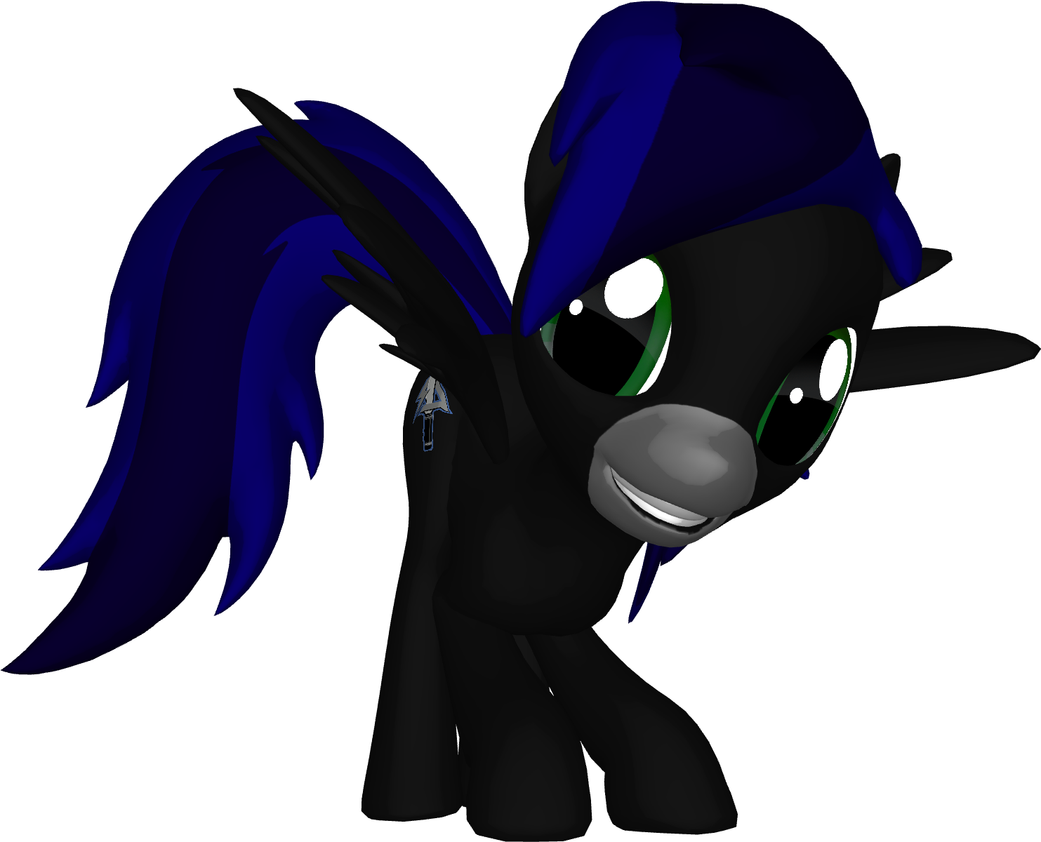 Shadow Flame In 3d Pony Creator By Smart-7 - Pony (2000x1500)