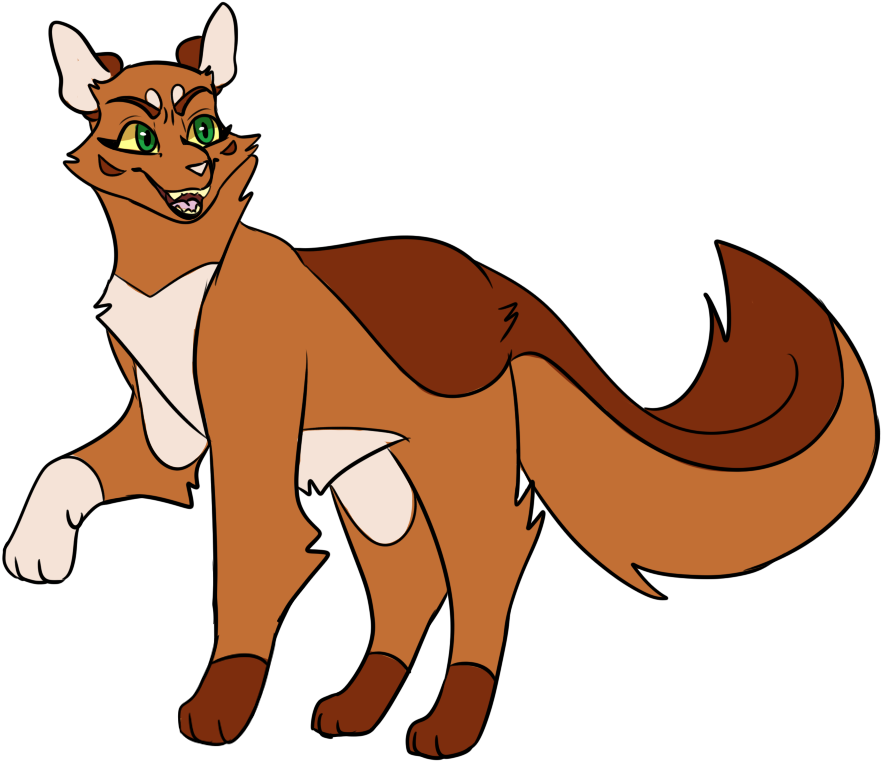 Warrior Cats Squirrelflight Thunderclan Art Cats Warrior - Warriors (1102x914)