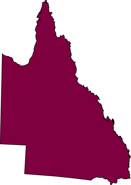 Queensland Map Vector (420x594)