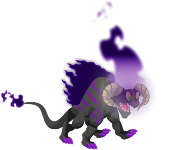 Dark Fire Dragon 3d - Dragon City Dark Fire Dragon (350x355)