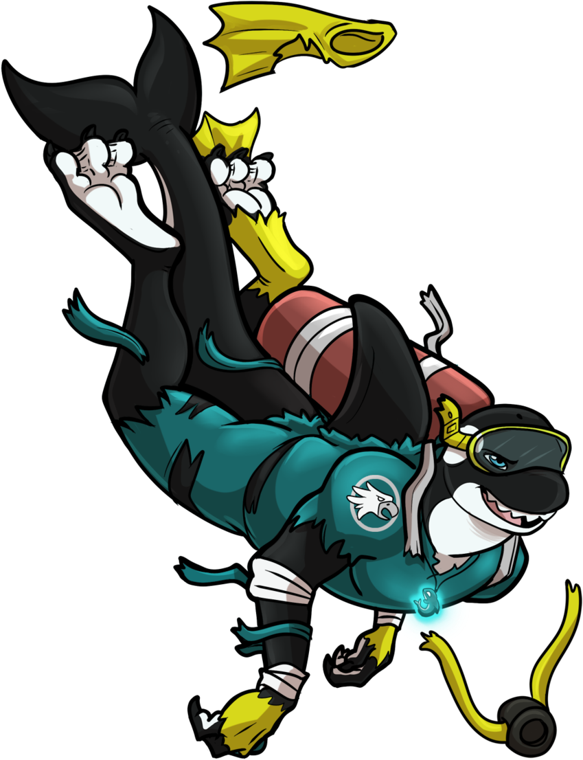 Pheagle Adler 26 0 Anatomy Of The Diver [no Background] - Anatomy (1024x1229)