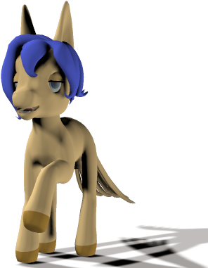80 S Style My Little Pony 3d Model Obj Rfa Pz3 Pp2 - Figurine (433x405)