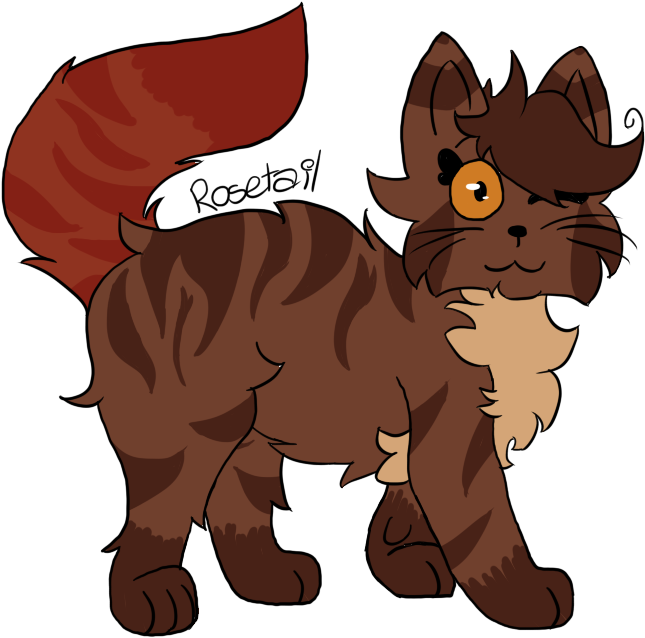 Rosetail Warriors Warrior Cats Wc Cat Thunderclan Starclan Cat