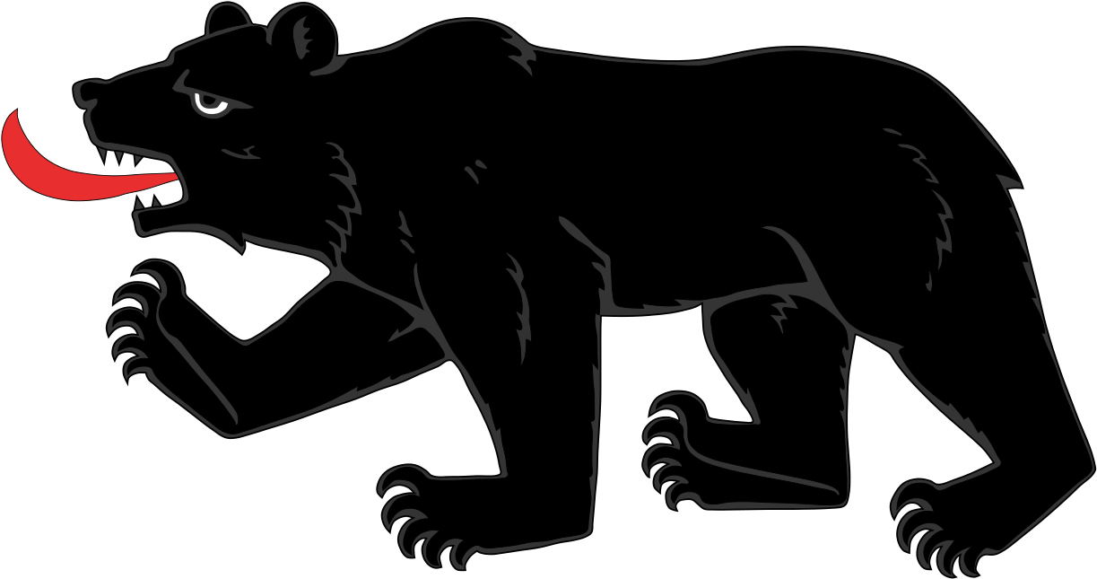 Black Panther Png 18, Buy Clip Art - Bear Heraldry Svg (1280x702)