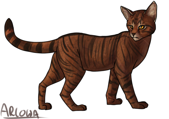 Thunderclan Brambleclaw Is The Main Character In The - Warrior Cats Thunderclan Brackenfur (600x481)