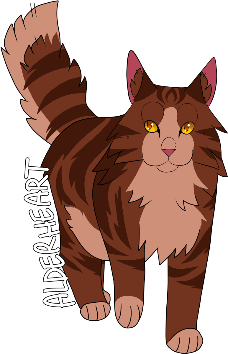 Alderheart Thunderclan Warrior Cats Rustyscollar - Maine Coon (928x1280)