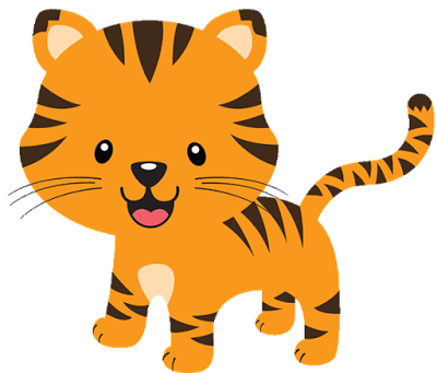 Imagens Png Safári Com Contorno / Apliques Safári Para - Safari Animals Clipart (400x341)