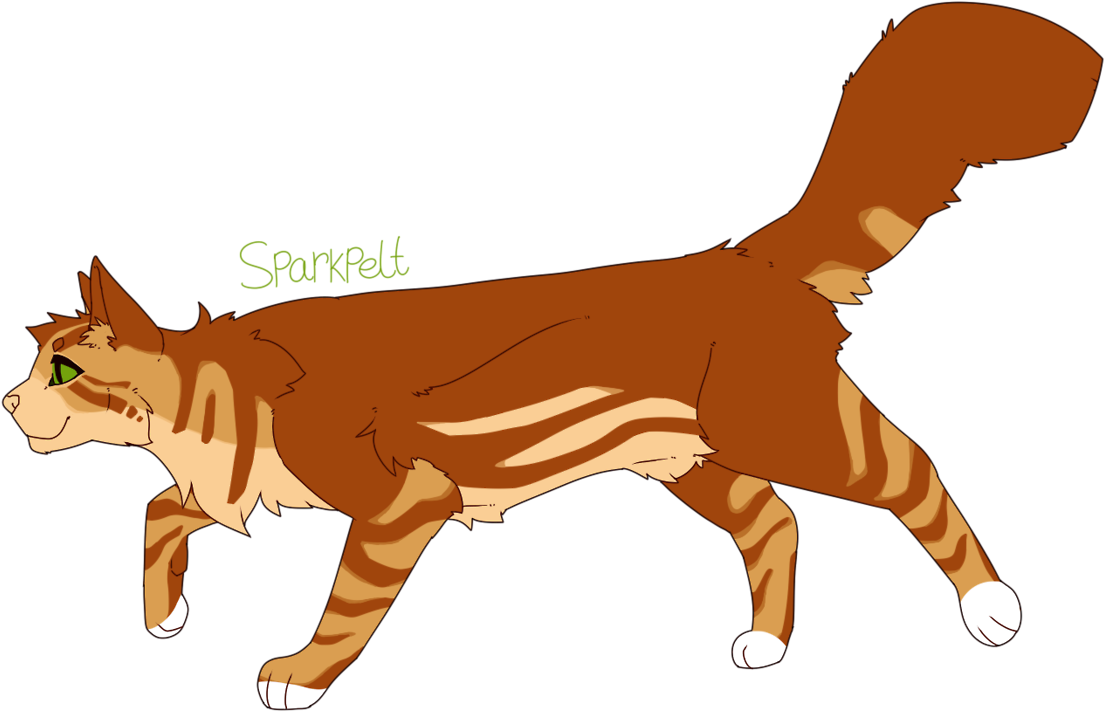 Sparkpelt Warriors Warrior Cats Thunderclan Maxart - Warriors (1280x873)